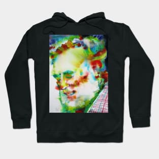 ERNEST HEMINGWAY watercolor portrait .4 Hoodie